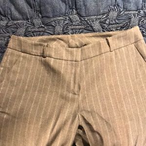 New York & Company grey with silver pinstriping